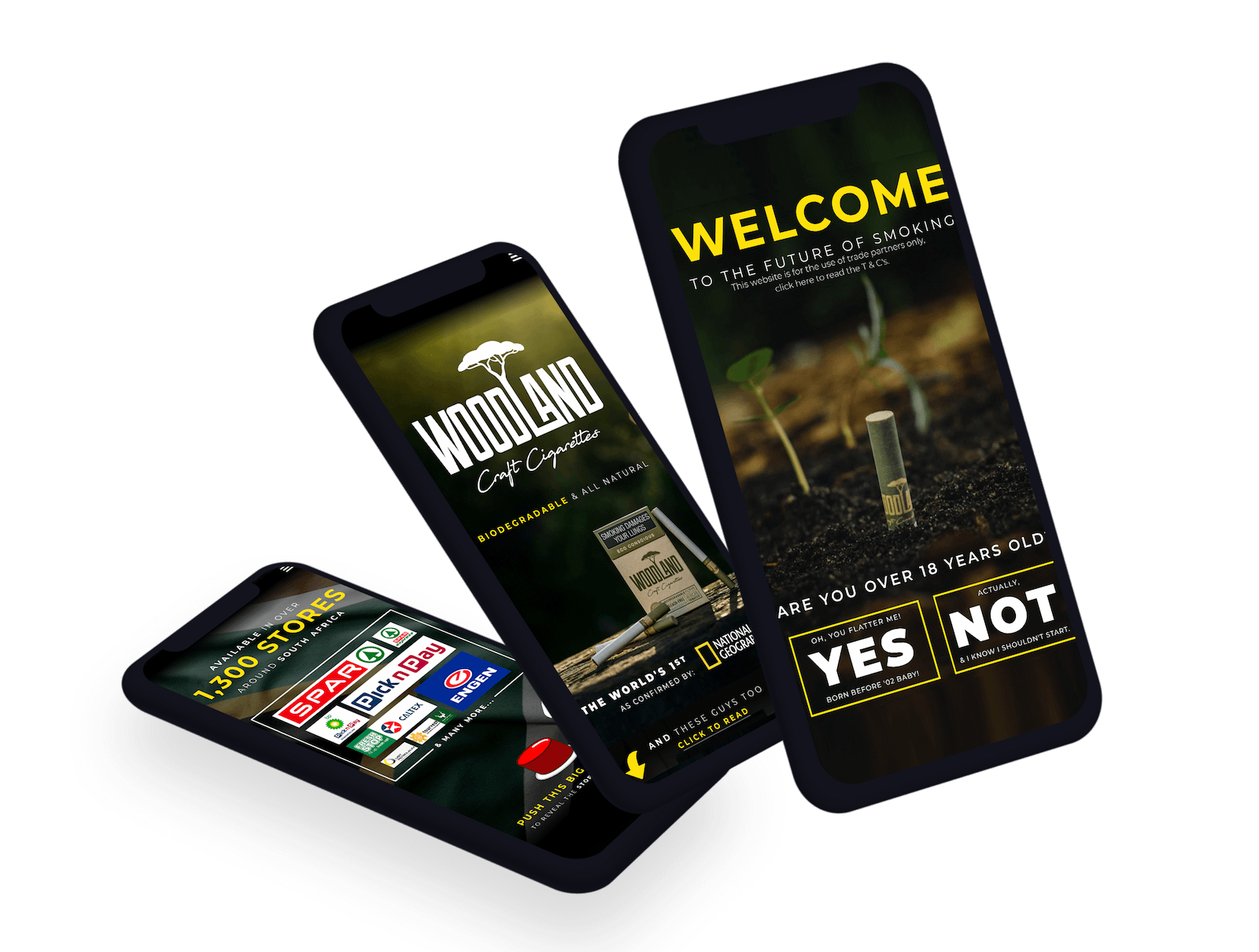 woodland cigarettes website promo